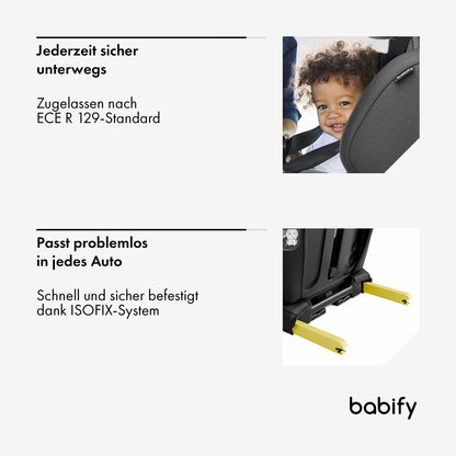 Babify Urban turvatool 15-36 kg, Isofix, i-Size, must