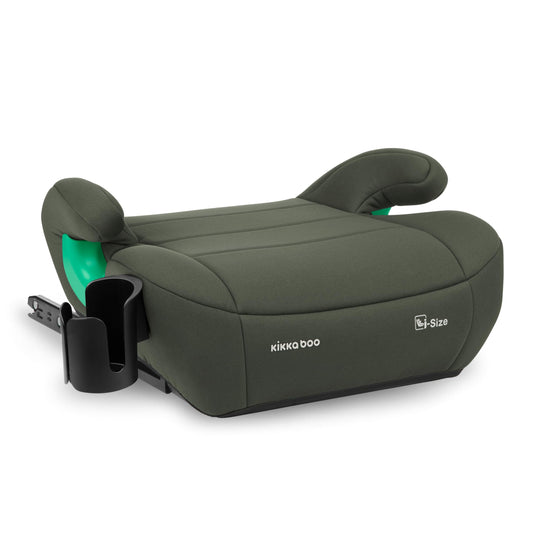 Kikka Boo i-Pop -turvaistuimen istuinkoroke, i-Size, ISOFIX, 22-36 kg, armeijanvihreä