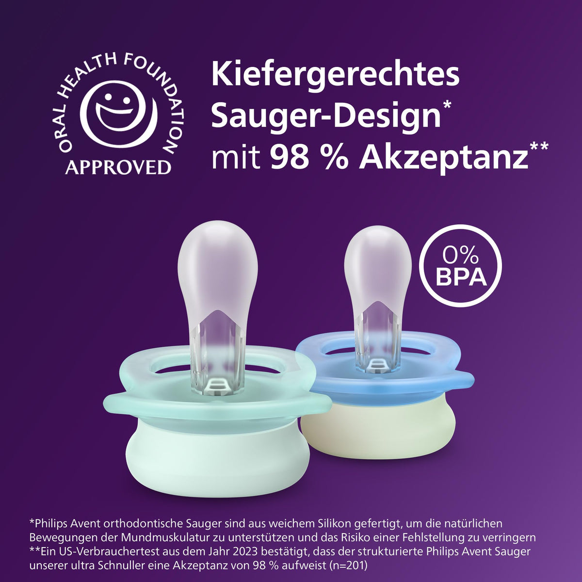 AVENT tutti ultra start Nighttime SCF075/18, 0-2 kk, 2 kpl