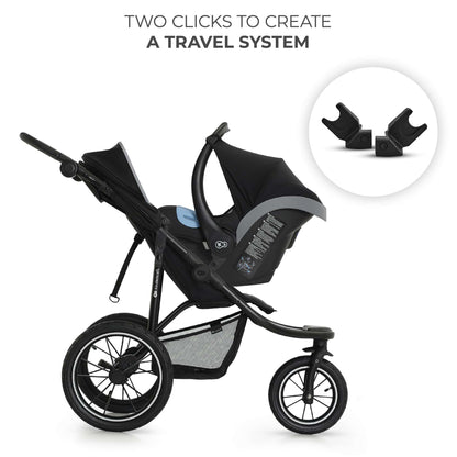 Kinderkraft HELSI 2 jooksukäru kuni 22 kg – must