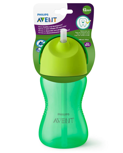 AVENT joogitops kõrrega SCF798/01, roheline, silikoon