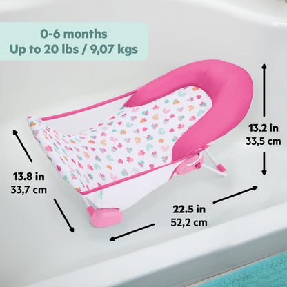 Bright Starts Disney Baby Minnie Mouse FoldAway vauvan kylpyistuin, 0–6 kuukautta, enintään 9 kg