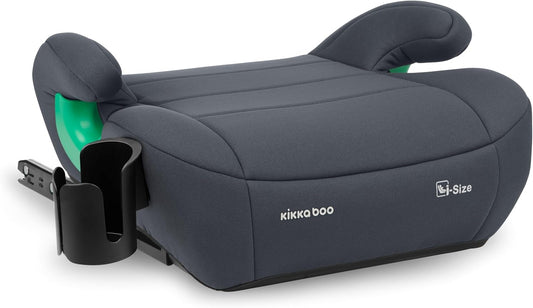 Kikka Boo i-Pop booster iste ISOFIX, i-Size, hall, 22-36 kg, 7-12 a