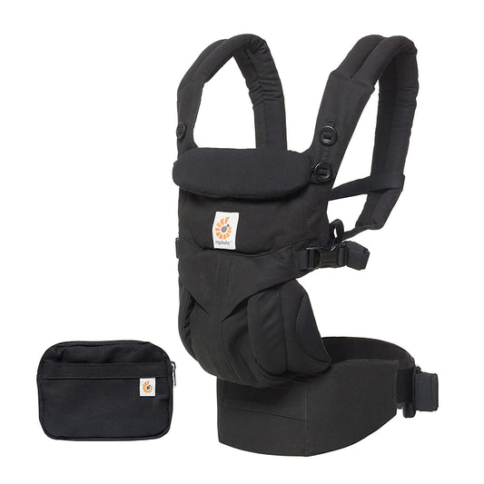 Ergobaby Omni 360 kandekott, Pure Black (0–20 kg)