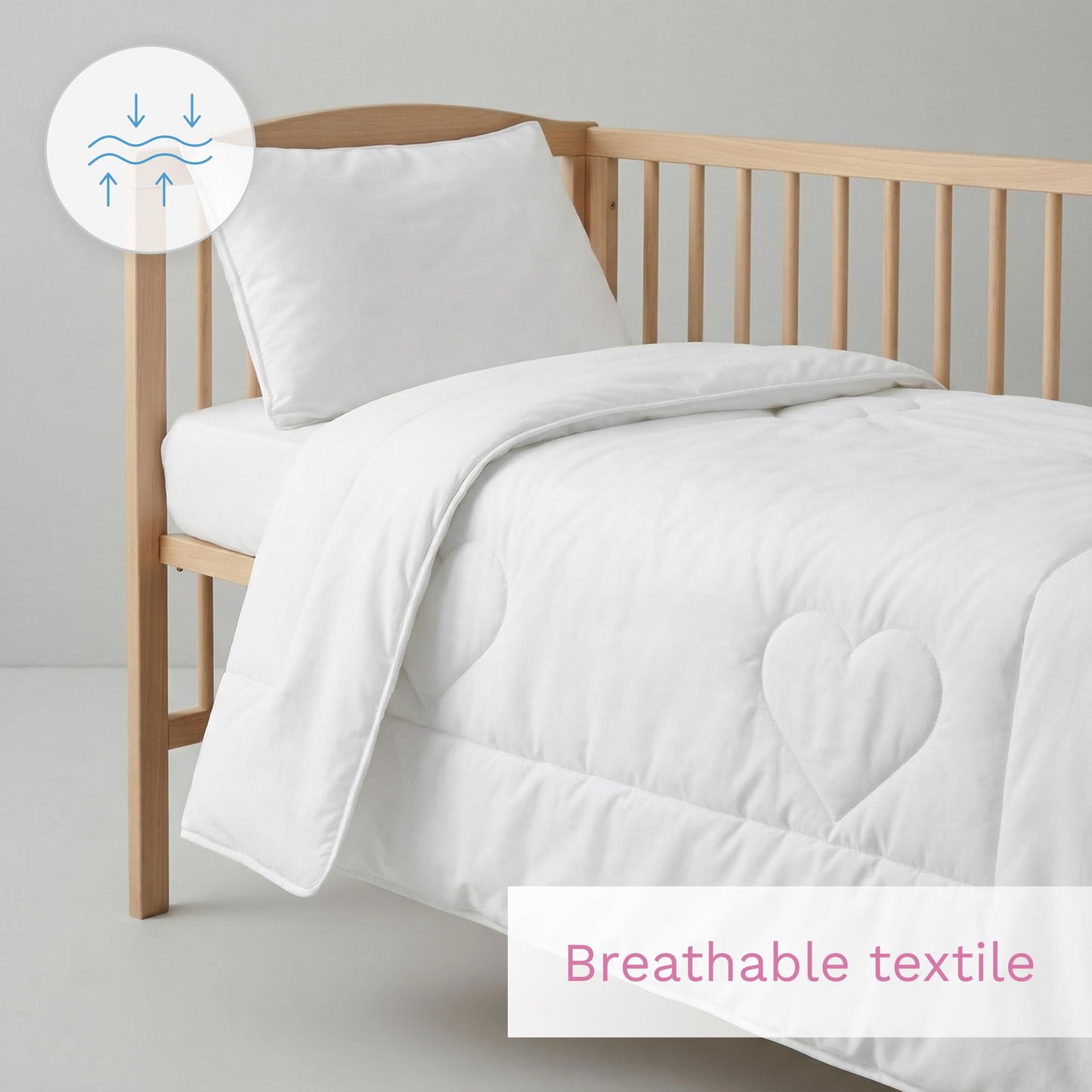 Baby Comfort komplekt beebivoodile 135 × 100 cm (tekk ja padi)