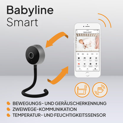 Lionelo Care Babyline Smart -itkuhälytin, musta, BABYLINE SMART