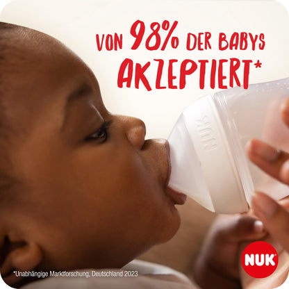 NUK Perfect Match lutipudelite komplekt Winnie the Pooh (Karupoeg Puhh), 4 osa, alates 0 kuust