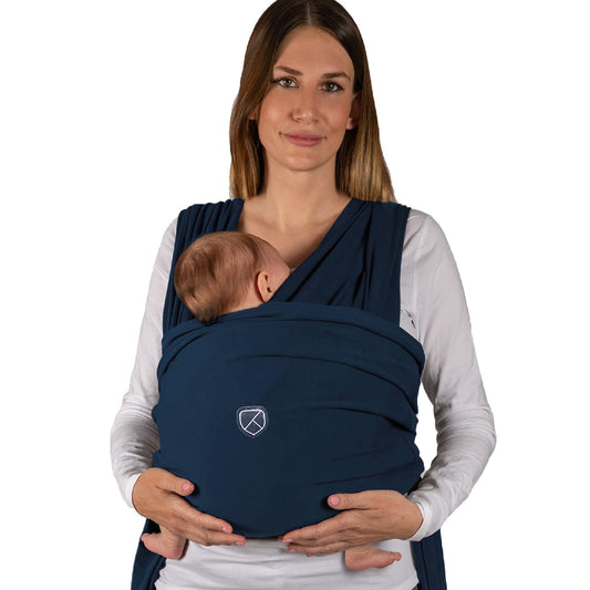 KOALA BABYCARE joustava kantoliina Koala Cuddle Band 2.0, sininen, 15 kg asti