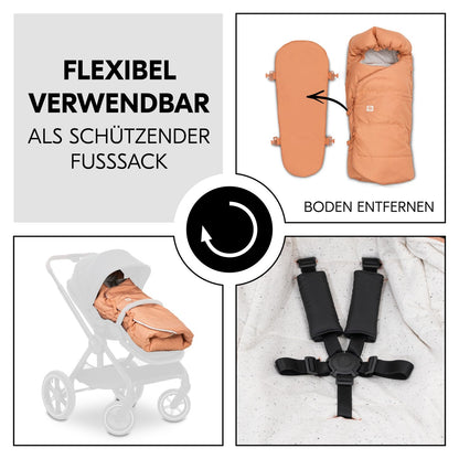 Hauck Carry N Play 3-in-1 pehme kandekookon, soojakott ja mängumatt, Dots Cork (kuni 9 kg)