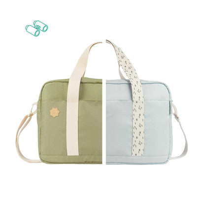 Badabulle beebitarvete kott koos mähkimisalusega, 20 L, Olive