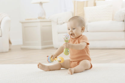 Fisher-Price Rattle ’n Rock marakad, 2-osaline kõristikomplekt beebile (3+ kuud)