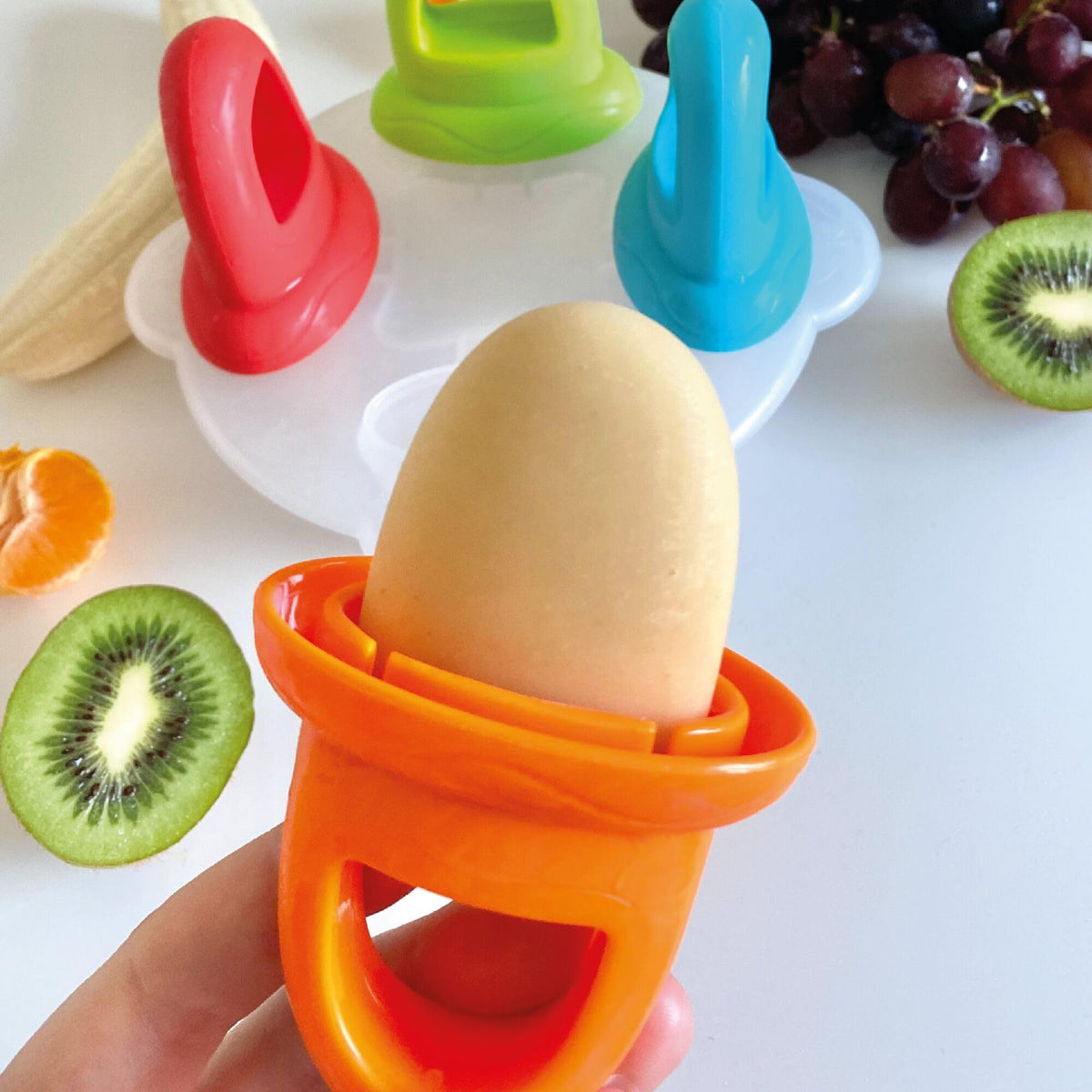 Nuby mehujäämuotit Garden Fresh 6+ kuukautta, 4 kpl, BPA-vapaa