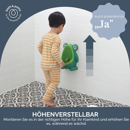 Dreambaby Pee-Pod pissapotta pyörivällä maalitaululla, vihreä, pojille 1-6 v