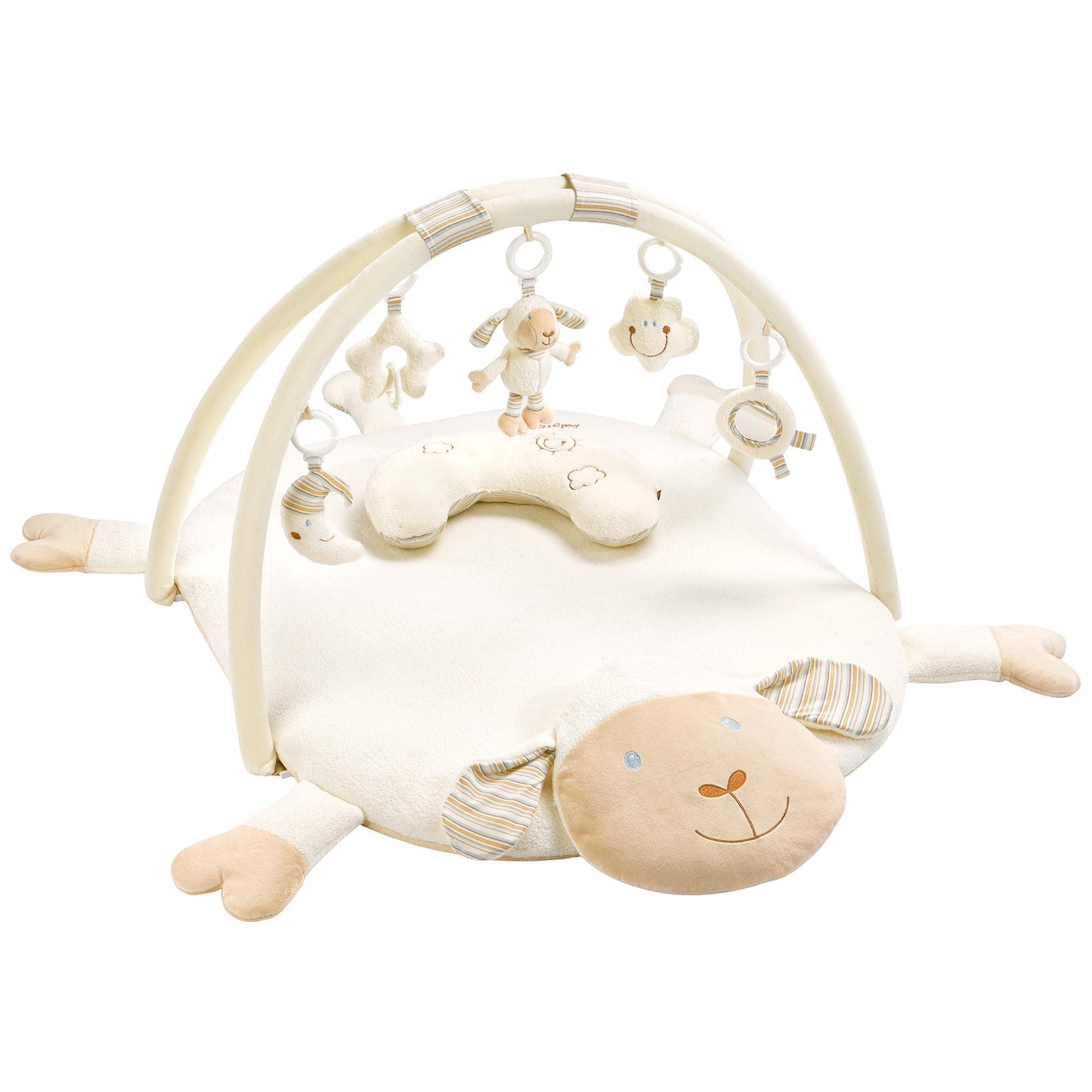 Fehn BabyLOVE 3D mängumatt ja mängukaar lambaga, 90 × 75 cm