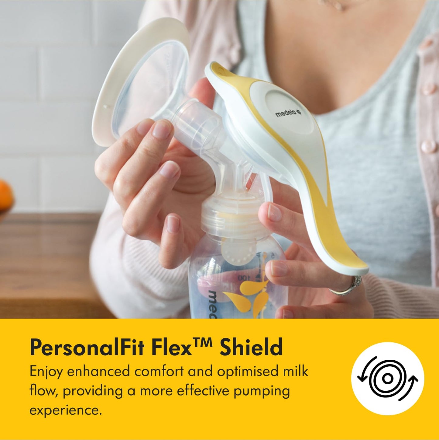 Medela Harmony manuaalne rinnapump PersonalFit Flex lehtriga