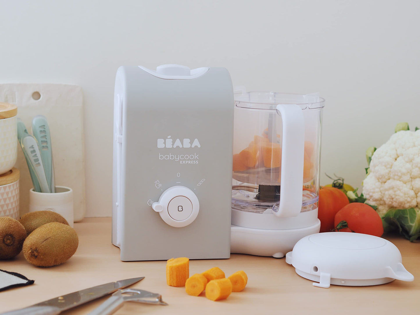 Béaba Babycook Express 4-ühes blender-auruti, 1250 ml, samet-hall