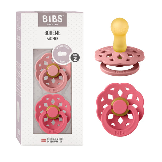 Bibs Boheme lutt 2 tk, suurus 2, Dusty Pink/Coral