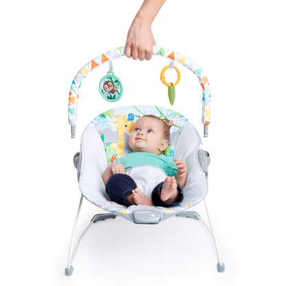 Bright Starts beebitool Safari Fun, vibratsiooniga lamamistool, kuni 9kg