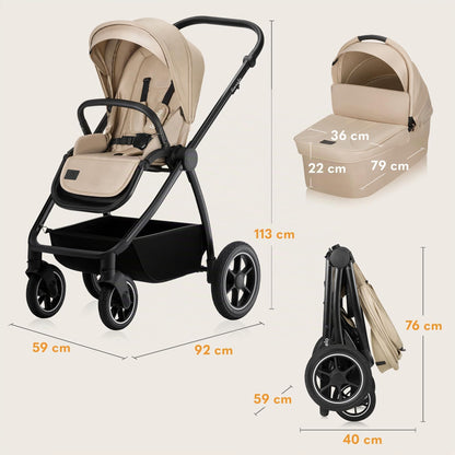 Lionelo MERIL 2-in-1 vanker LO-MERIL 2IN1, beež