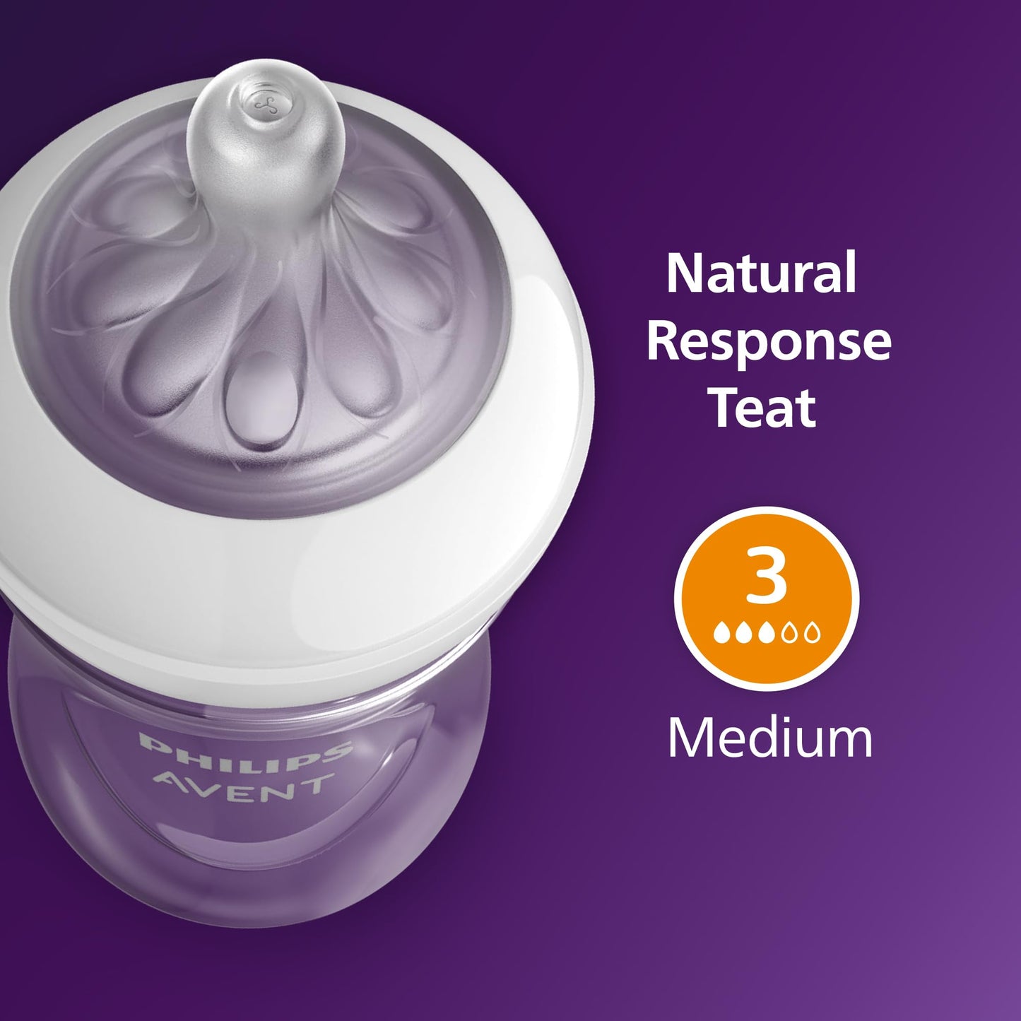 Philips Avent Natural Response beebipudel 260 ml – 3-6 kuud