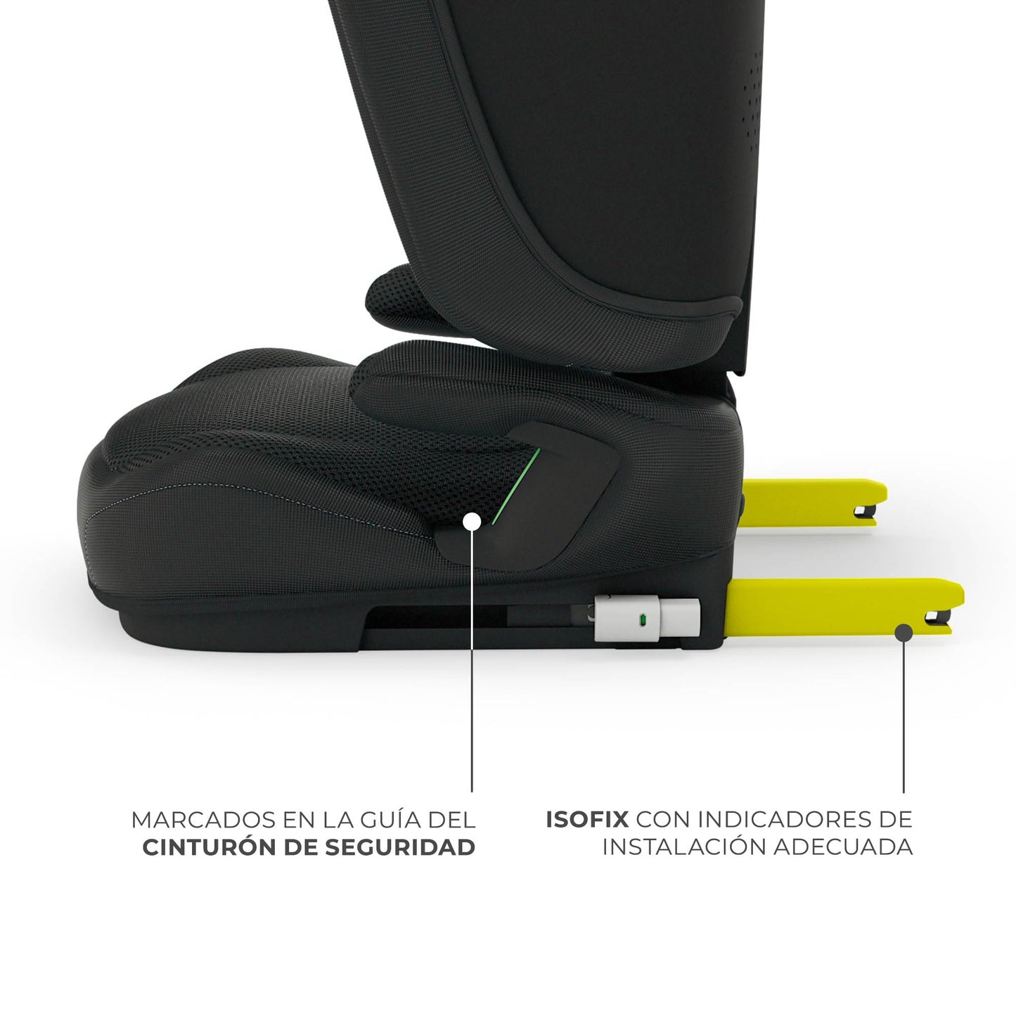 Kinderkraft UNITY 2 i-Size turvatool 100–150 cm, ISOFIX, must