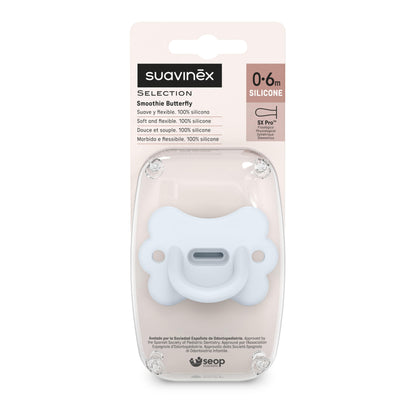 SUAVINEX silikoonlutt Butterfly Ballad Blue (0–6 kuud)