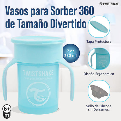 Twistshake lekkekindlate joogitopside komplekt lastele, 3-osaline