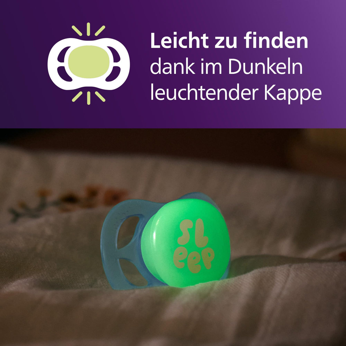 AVENT tutti ultra start Nighttime SCF075/18, 0-2 kk, 2 kpl