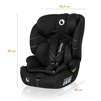 Lionelo Levi One i-Size turvatool 76-150 cm, must Carbon, R129