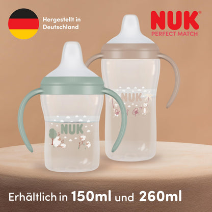 NUK Perfect Match harjoittelumuki Mikki Hiiri, 6+ kk, 150 ml, beige (Greige)