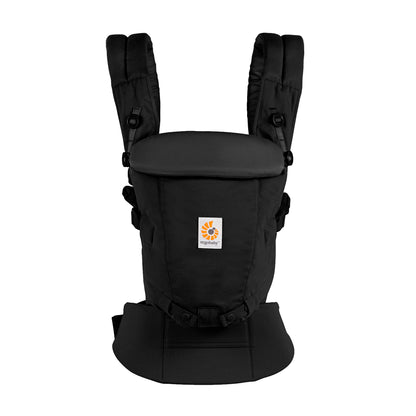 Ergobaby Adapt SoftTouch puuvillane kandekott alates sünnist, Onyx Black
