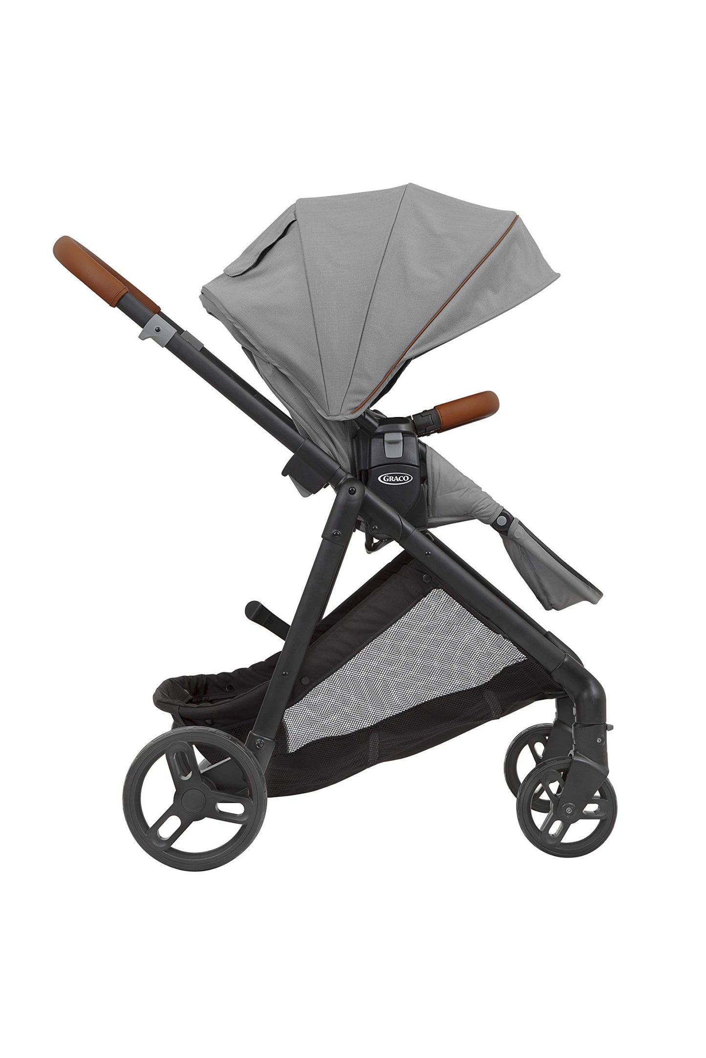 Graco Near2Me jalutuskäru 0–22 kg, reguleeritava kõrgusega – Steeple Gray