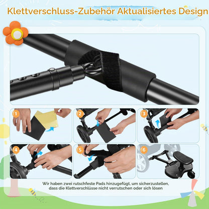 BugyKido universaalne istmega seisulaud lapsevankrile, kuni 25 kg