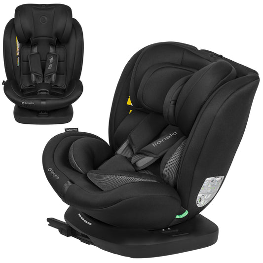 Lionelo Bastiaan i-Size 360° turvatool, 0-36 kg, 40-150 cm, Black Carbon