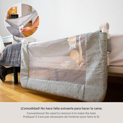 Interbaby kokkupandav voodipiire 90 cm, Giraffe disain