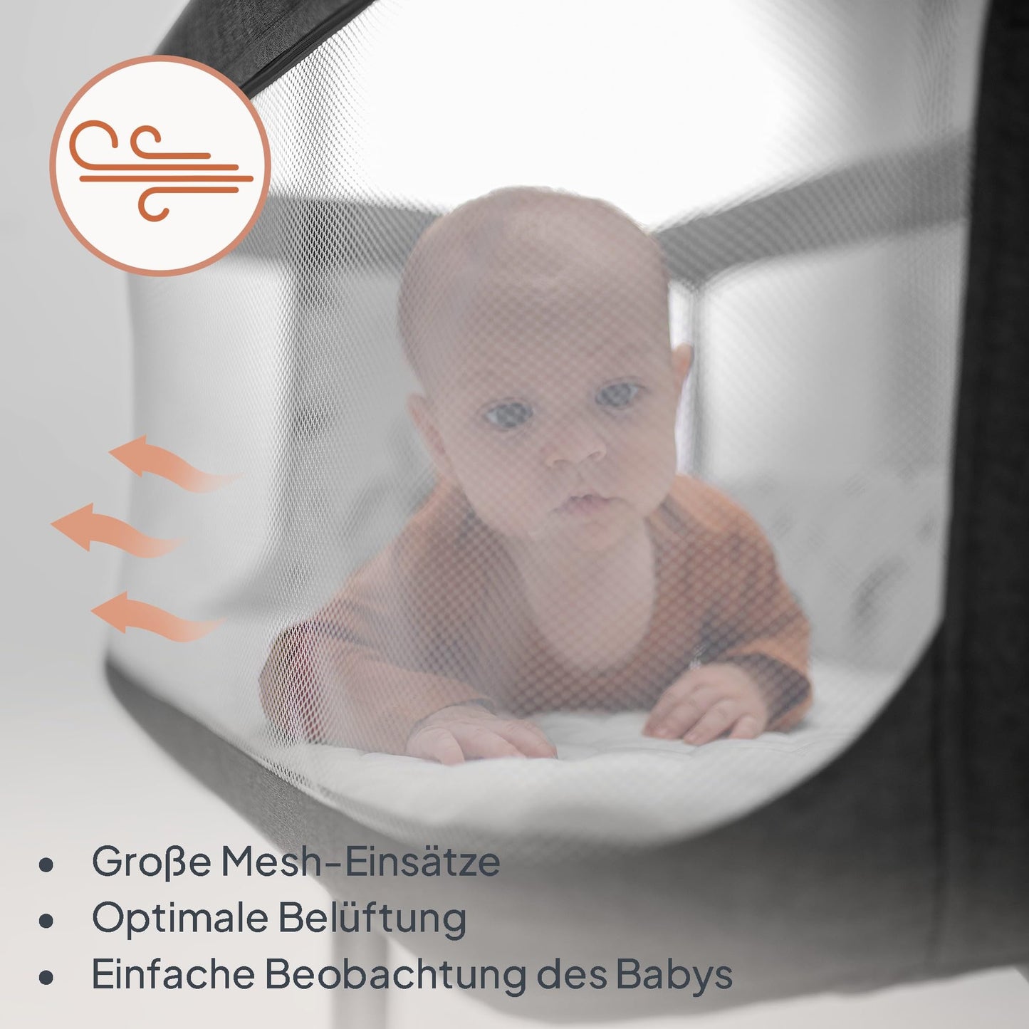 Lionelo Aurora 3-in-1 vooditasku, häll ja beebivoodi kuni 9 kg, Beige Cappuccino