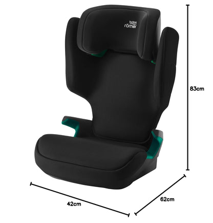 Britax Römer Adventure Plus 2 turvatool, 100–150 cm, Space Black