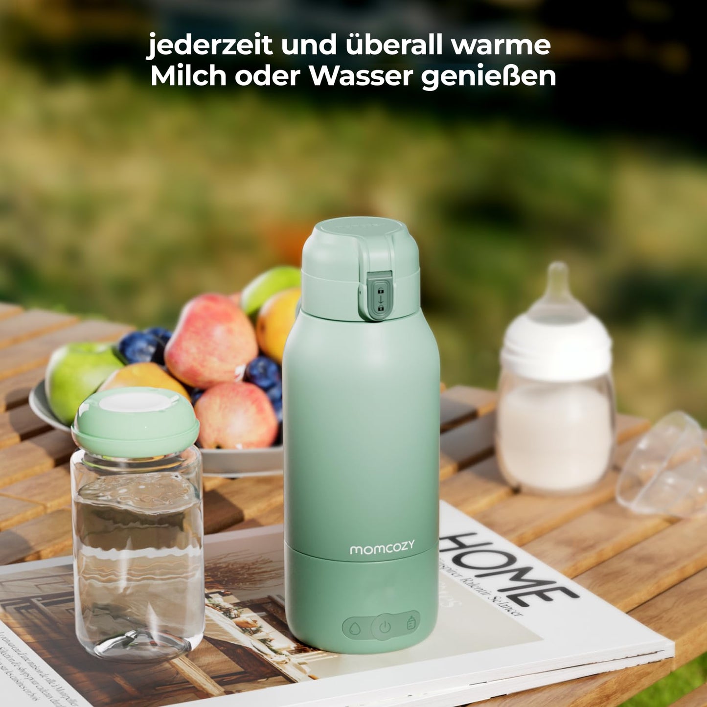 Momcozy MW05 kaasaskantav pudelisoojendaja, 500 ml