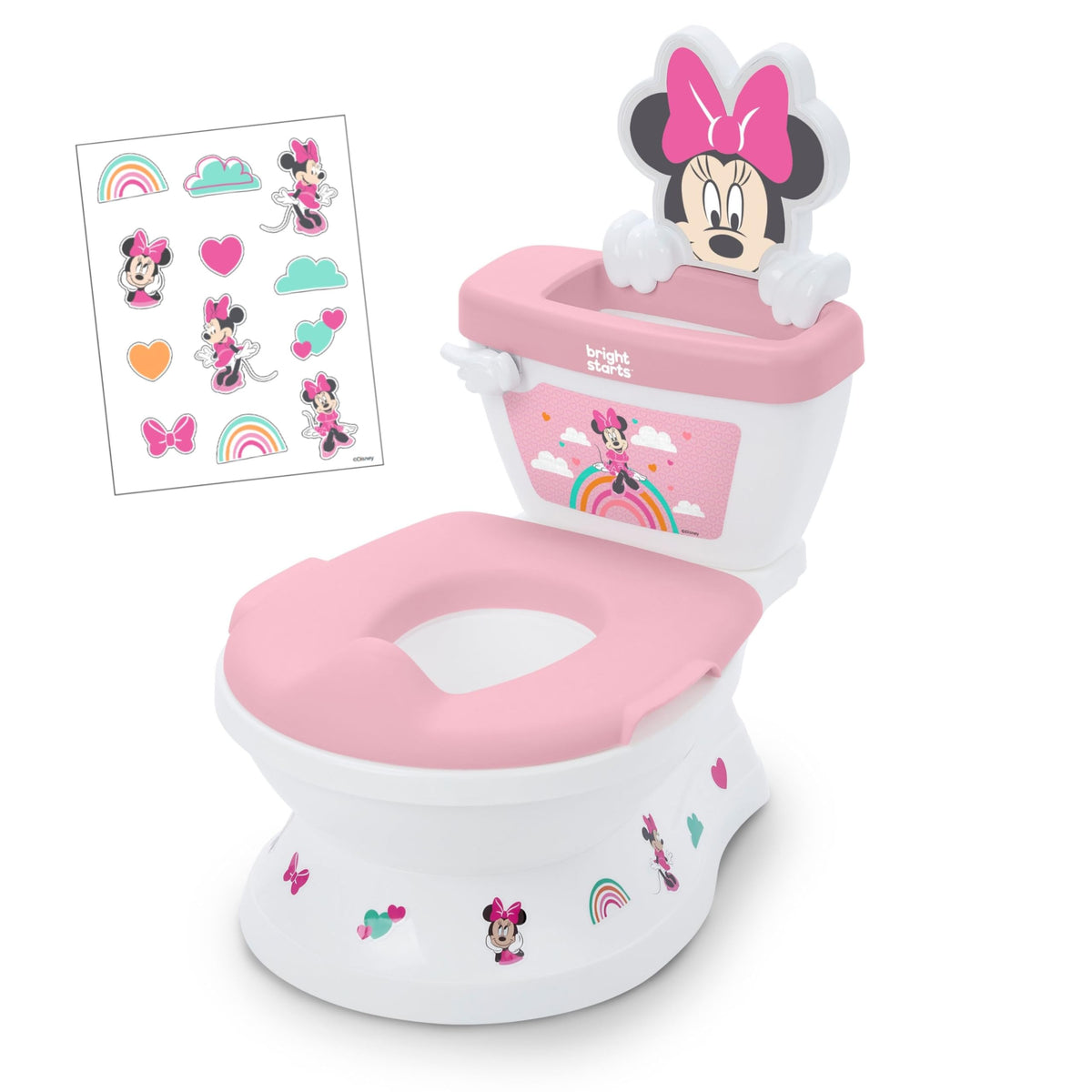 Bright Starts potiiste Minnie Mouse My Size 2-ühesüsteem, roosa, alates 18 kuust