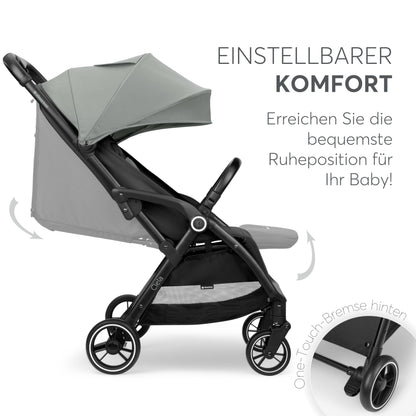 Kikka Boo CIELA reisikäru, hall, kuni 22 kg, 7,1 kg, ühe käega kokkupandav