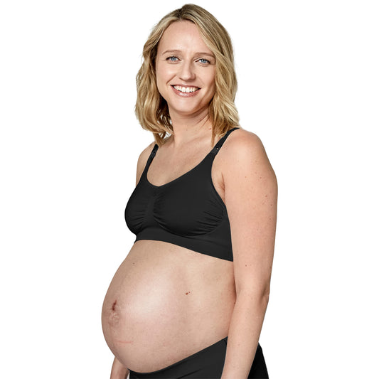 Medela Keep Cool Seamless rasedus- ja imetamisrinnahoidja, must, M