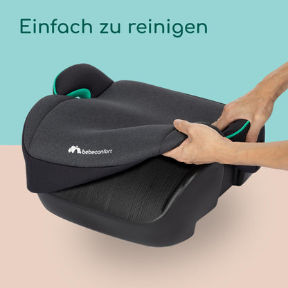 Bebeconfort Manga i-Safe turvatooli istmekõrgendus, 6–12 a, 125–150 cm, Tinted Black