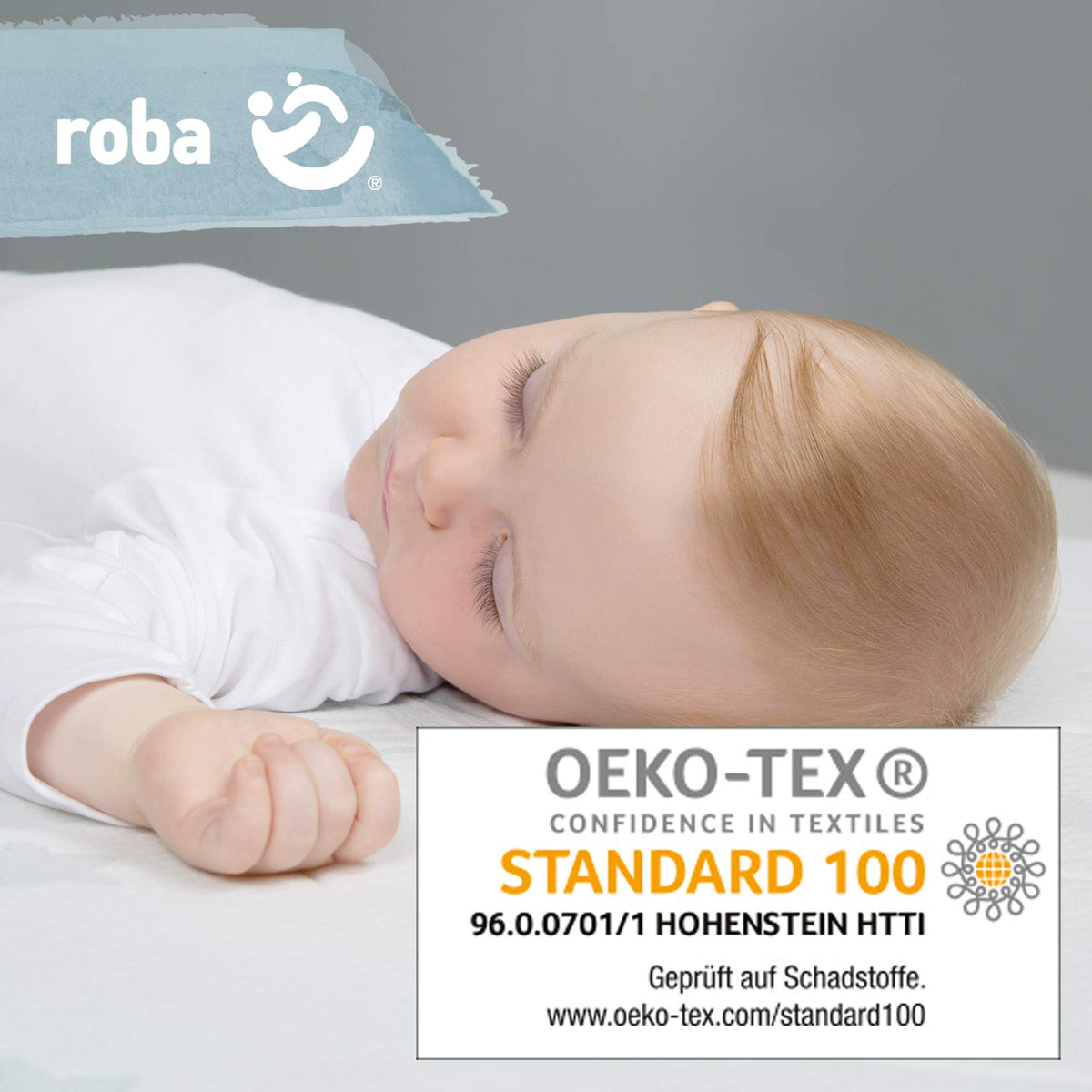 Roba Safe Asleep AIR patja 75 × 100 cm, valkoinen