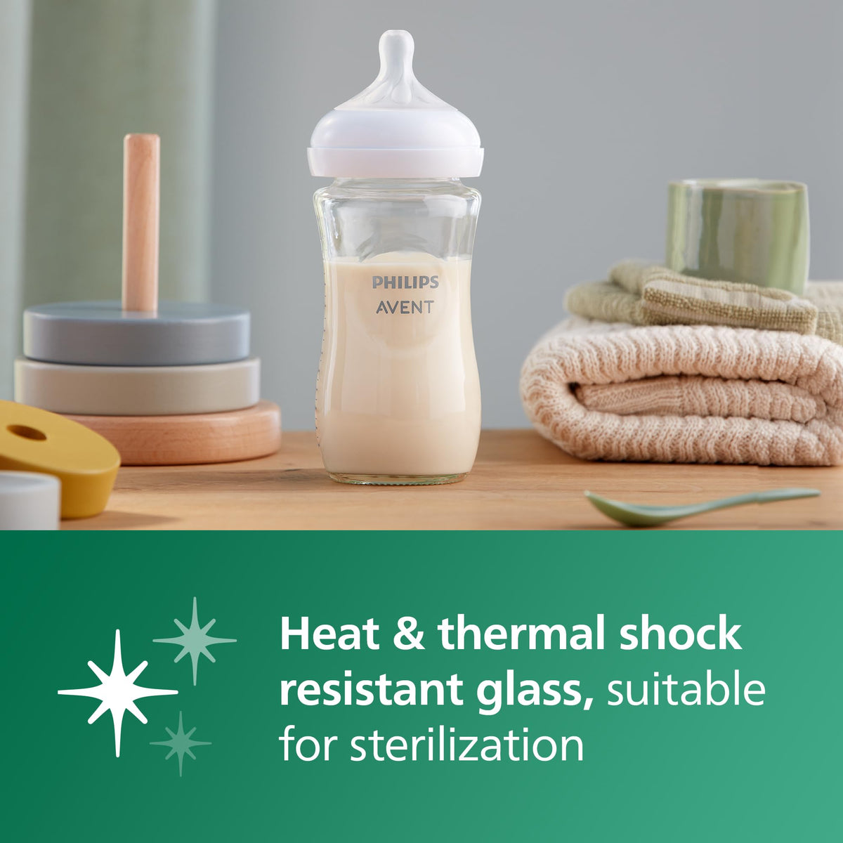 Philips Avent Natural Response lasisten tuttipullojen setti