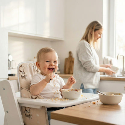 Totsy Baby istuinpehmuste syöttötuoliin, harmaa
