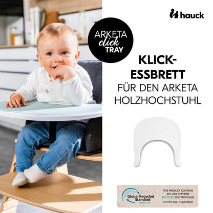 hauck söögitooli kandik Arketa Click Tray, valge, alates 6 kuust