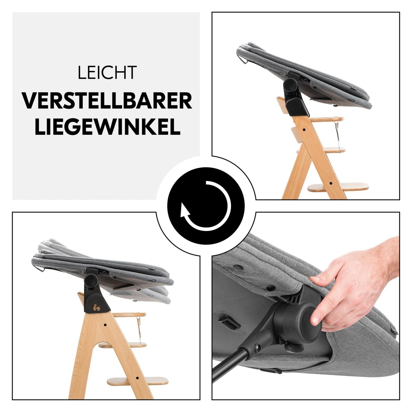hauck Highchair Bouncer Eco beebikiik Hauck Alpha+ ning Beta+ söögitoolile