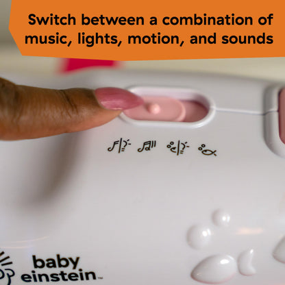 Baby Einstein Sea Dreams Soother akvaarium muusikaline öölamp ja voodimänguasi beebidele, roosa