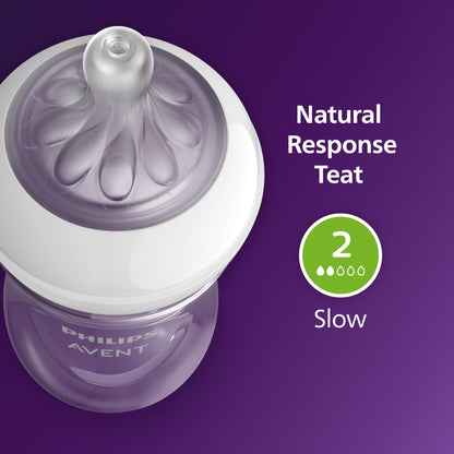 Philips Avent Natural Response lutipudelid 2 × 125 ml, 0+ kuud (SCY900/02)