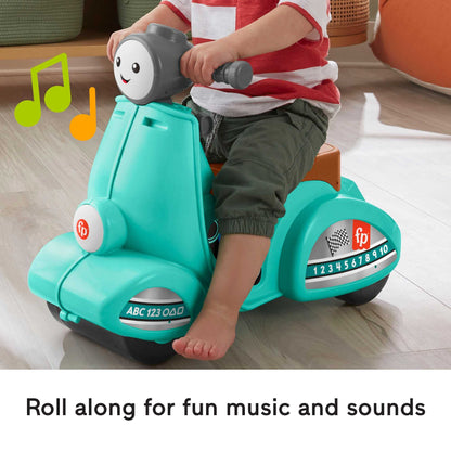 Fisher-Price Laugh & Learn nutikas õppesõiduk tõukeratas 12 k – 3 a (hispaaniakeelne versioon)
